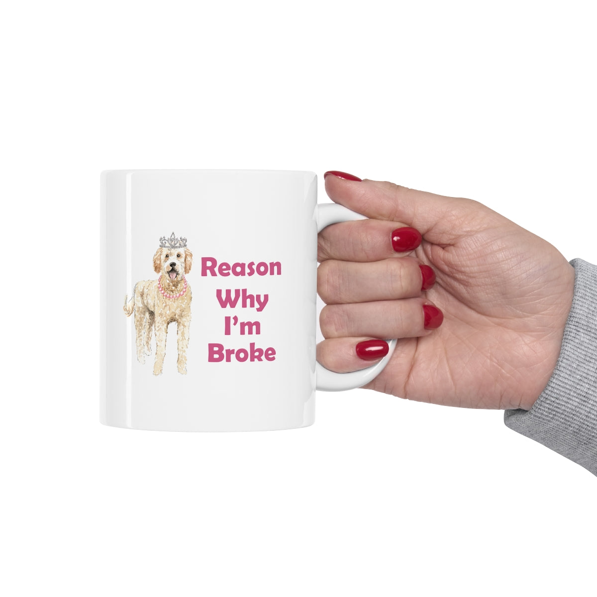 Golden Doodle Dog Mug - Reason Why I'm Broke