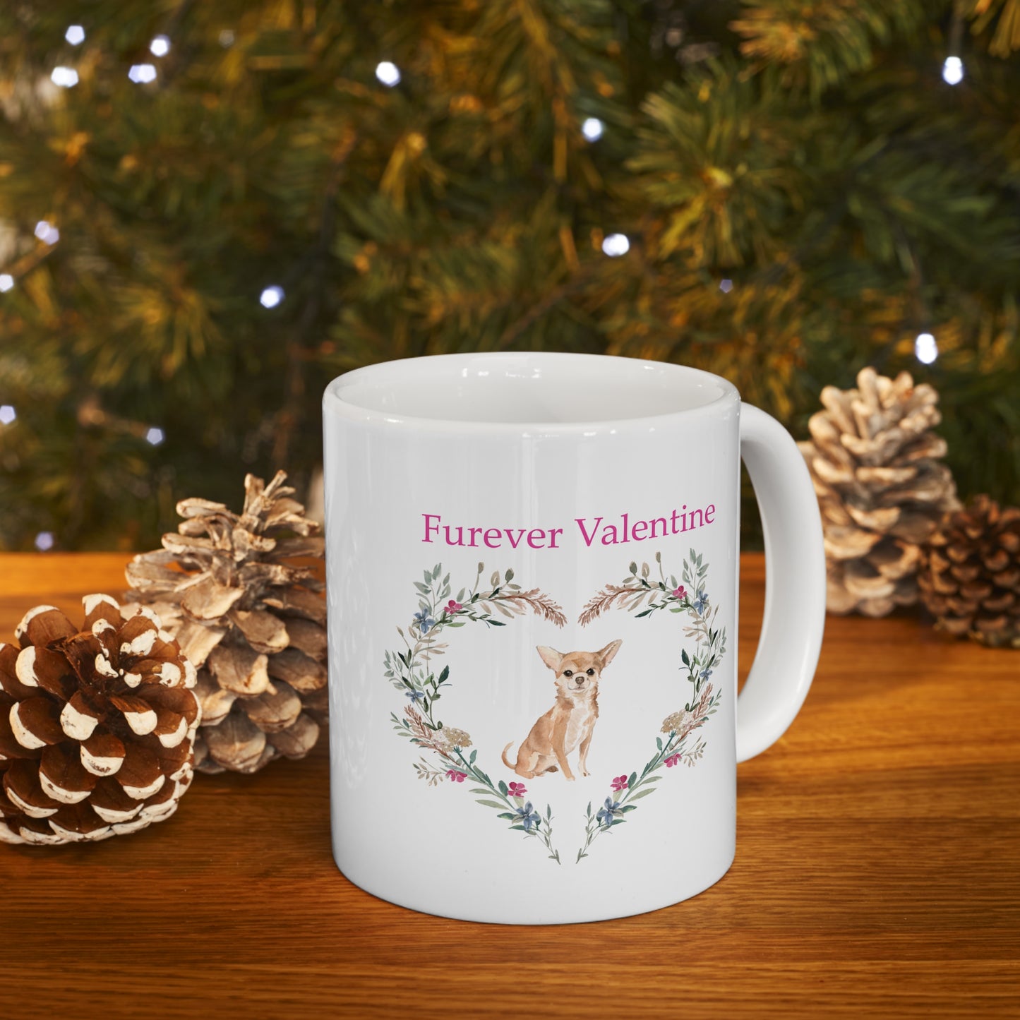 Chihuahua Dog Mug - Furever Valentine