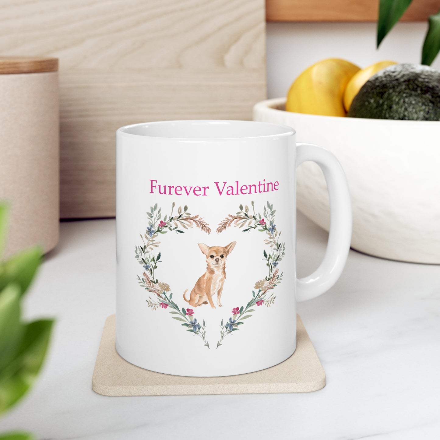 Chihuahua Dog Mug - Furever Valentine