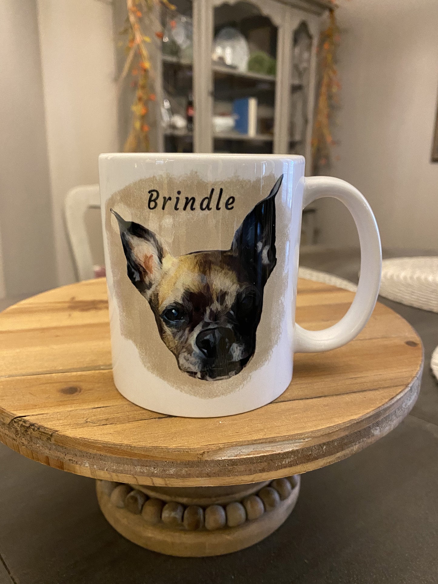 Digital Painting Dog Mug - Personalized, Custom Dog Mug