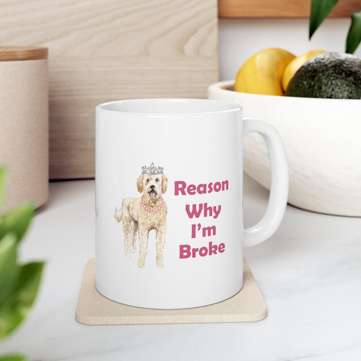 Golden Doodle Dog Mug - Reason Why I'm Broke