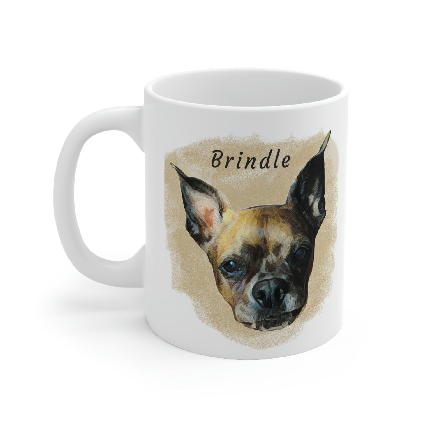 Digital Painting Dog Mug - Personalized, Custom Dog Mug