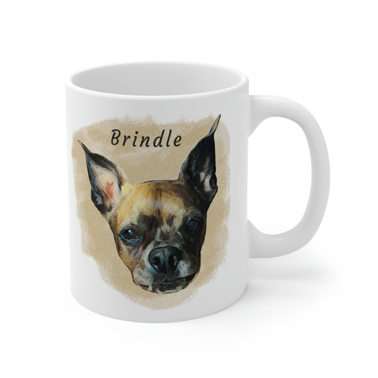 Digital Painting Dog Mug - Personalized, Custom Dog Mug